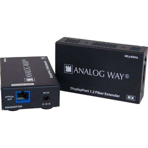 Billede af ANALOG WAY DisplayPort 1.2 over fiber extender (transmitter + receiver kit).