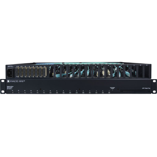 Billede af ANALOG WAY Opt.Rack-mount P. Tray for 16 EXT-HDMI20-OPT-TX and EXT-HDMI20-OPT-RX 8x SC